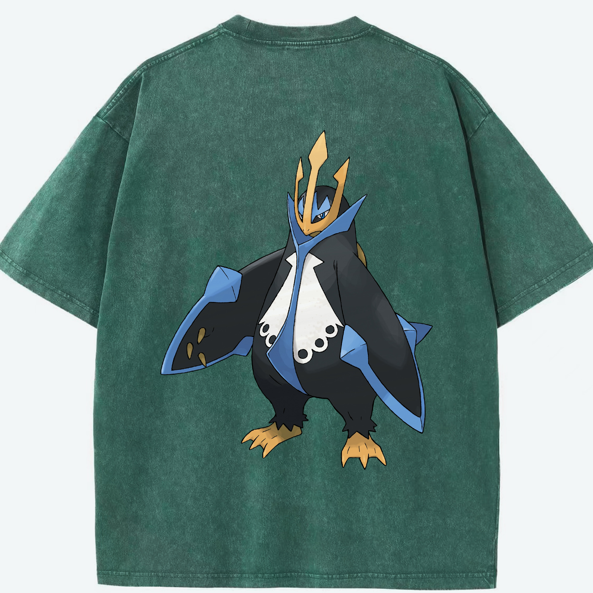 （画像用） ポケットモンスター Pokémon 綿100% ヴィンテージ風 半袖Tシャツ（背面プリント）